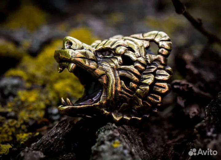 Бусина Темляк Брелок Каменный Медведь Оникс