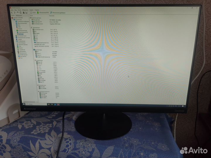 Игровой компьютер с монитором