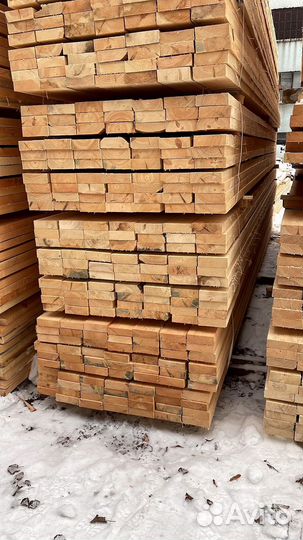 Доска обрезная 40х200х6000мм от производителя