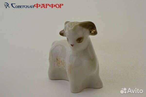 Фарфоровая статуэтка Баранчик Полоне зхк