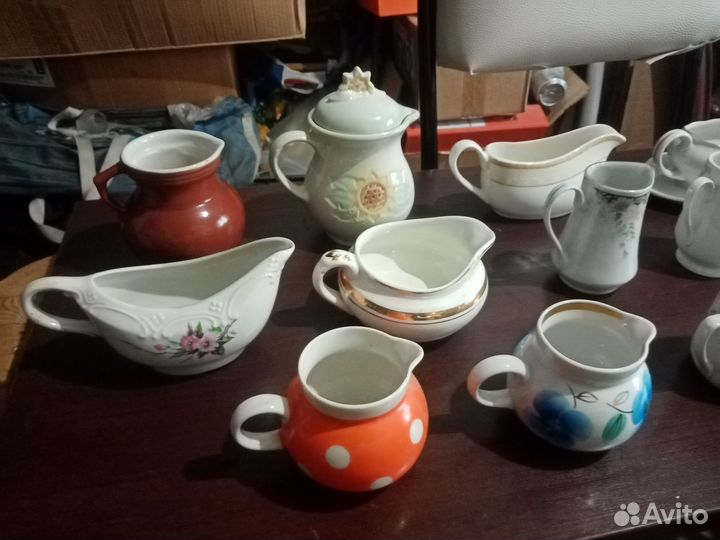 Чайники, заварники, молочники, сливочники