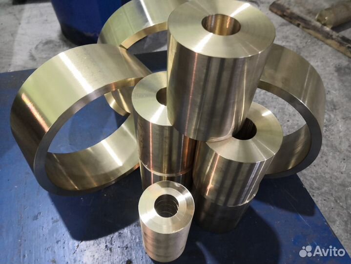 Бронзовые, латунные втулки, прутки, круги, литье