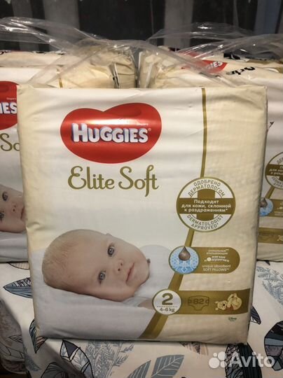Подгузники хаггис elite soft 2,3,хаггис элит софт