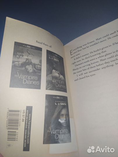 Книга дневники вампира на английском