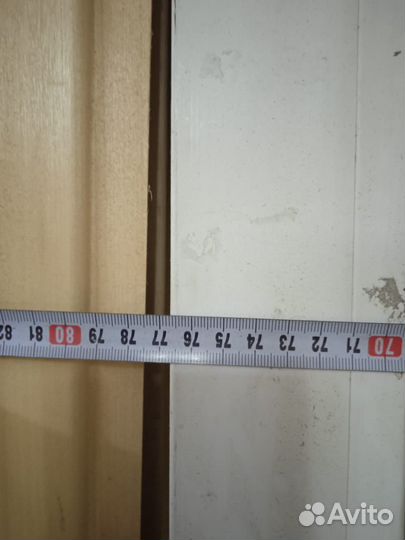 Дверь пластиковая со стеклом