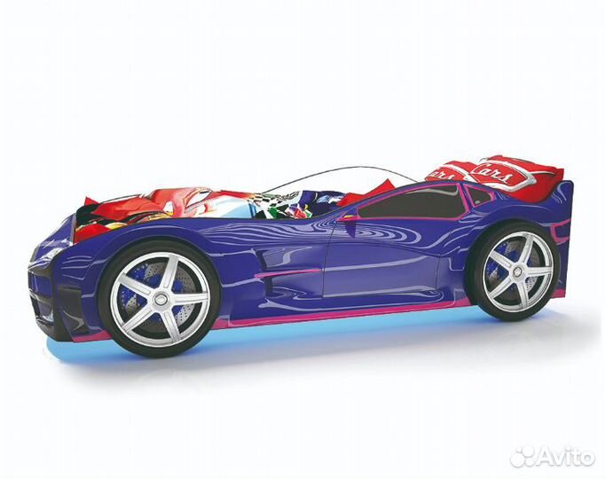 Детская кровать машина серия 