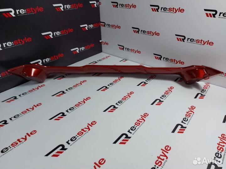 Спойлер Mitsubishi Lancer X 07-16г Красный