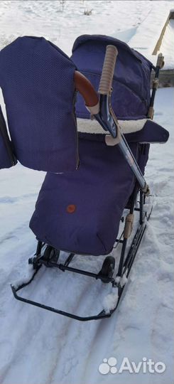 Детские санки коляска бу