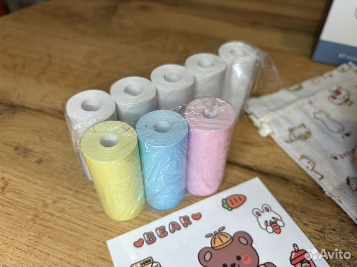 Портативный карманный минипринтер для детей