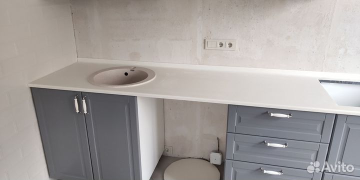 Столешница из искусственного камня м2