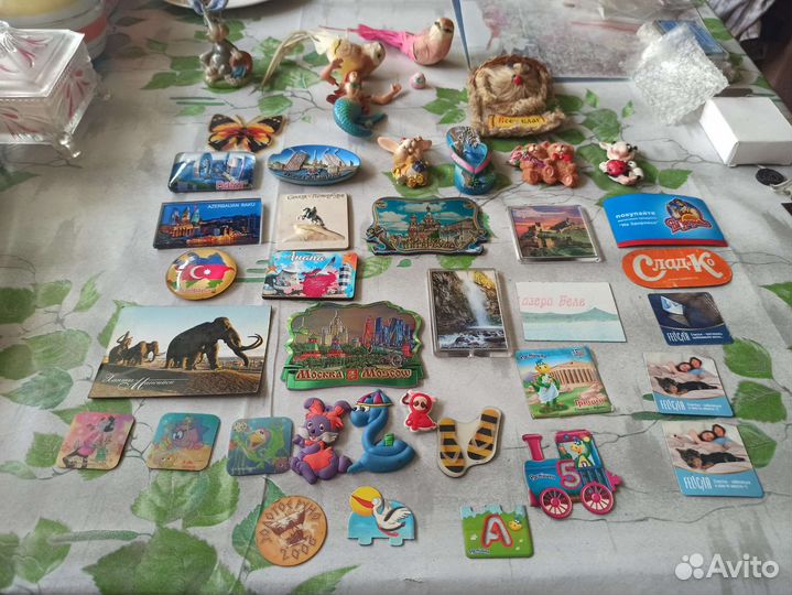 Магниты на холодильник, разные