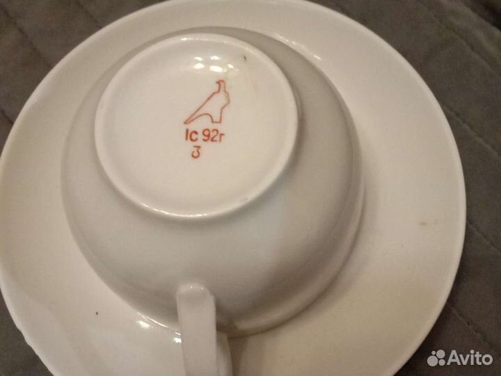 Чашка с блюдцем