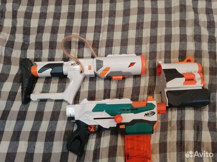 Бластер nerf TRI-strike