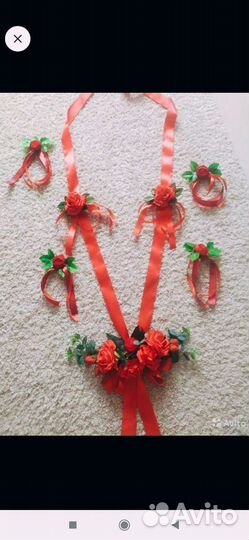 Украшения на машину (свадебные)