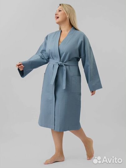 Халат банный вафельный Артикул 1708 - 1705