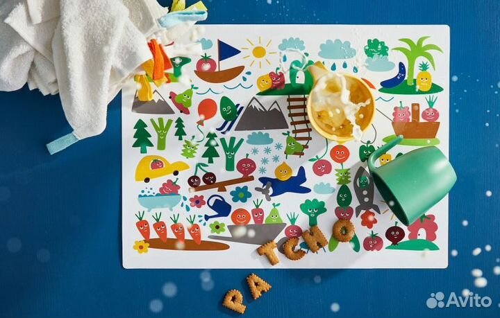 Салфетки под приборы икеа мэтвро, 40х30 см