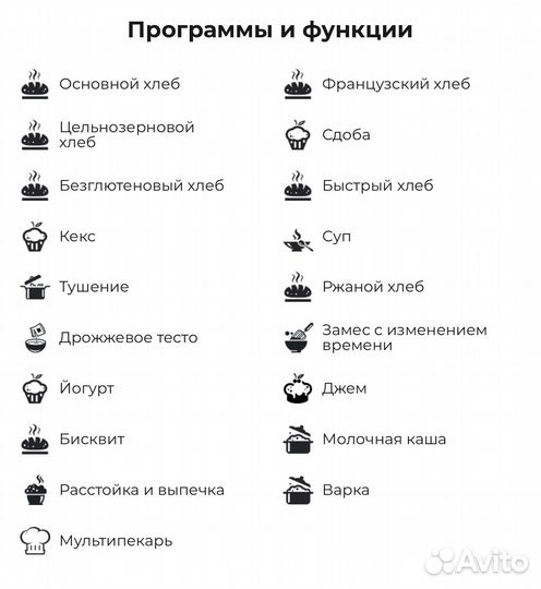 Хлебопечка, мультиварка