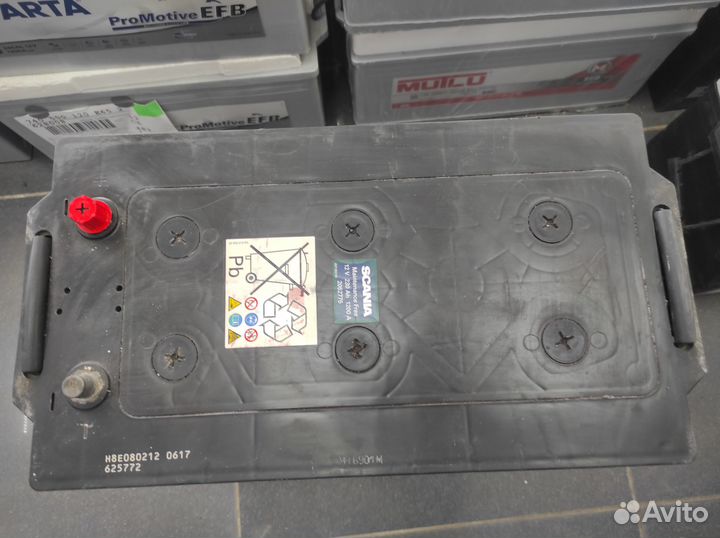 Акумулятор б/у 230Ач Scania оригинал Германия 1200