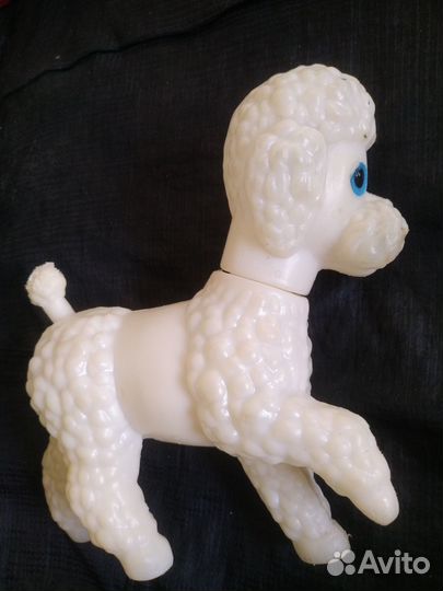 Игрушка СССР Пудель, Артемон, дутыш