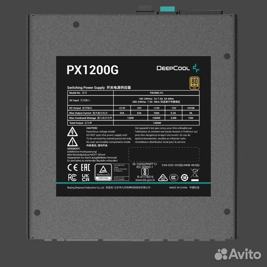 Блок питания для пк Deepcool PX1200G 1200W