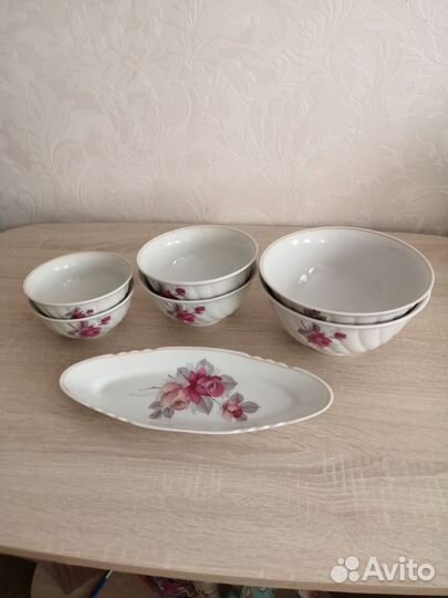 Набор салатников фарфор Дулево