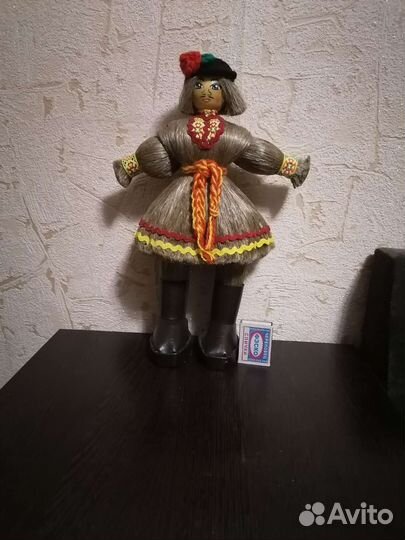 Кукла льняная 34см