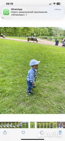 Бейсболка детская hm 6-12 месяцев