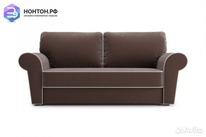 Диван еврокнижка Прованс коричневый