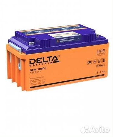 Аккумулятор Delta DTM 1265 I (12V / 65Ah)