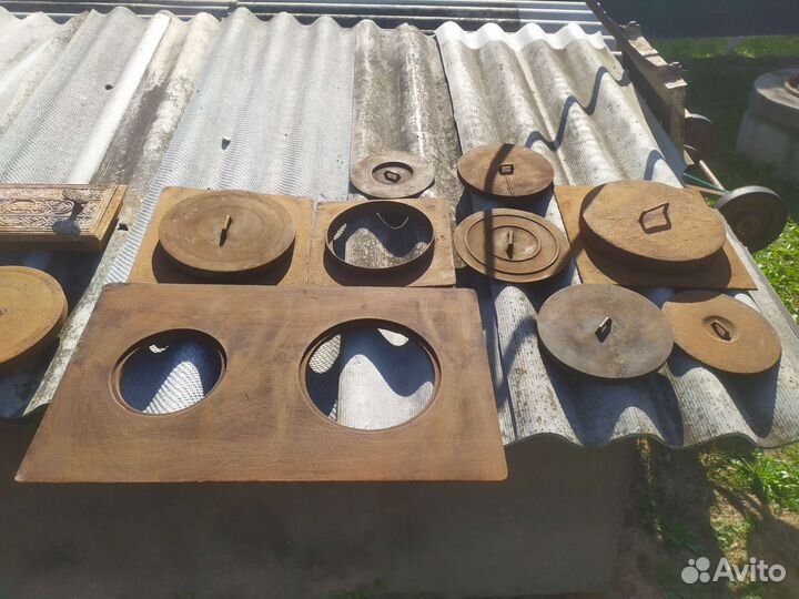 Плита печная чугунная. Новая СССР. Печное литье