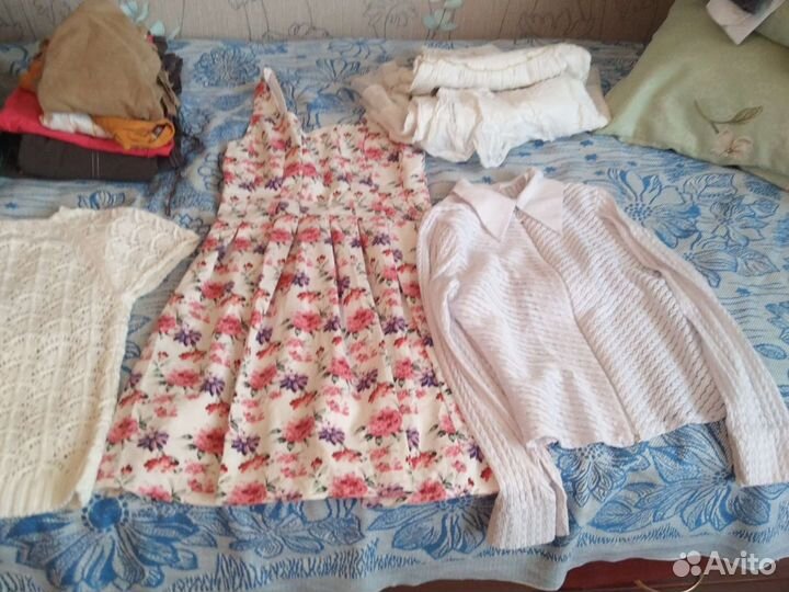 Большой пакет вещей для девочки,рост 140-152