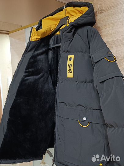 Мужская новая зимняя куртка пуховик c 2XL до 8XL