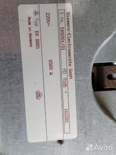 Siemens Эл.плита