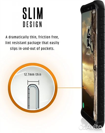 Чехол UAG Monarch Samsung Galaxy S8 Plus Graphite