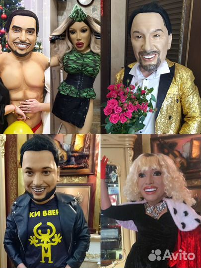 Куклы звезд. Ревва, Михайлов, Аллегрова, Жуков