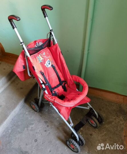 Прогулочная коляска трость бу