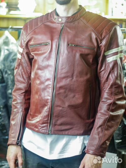 Мото куртка кожаная Spyke - Milano 2.0 (Италия)