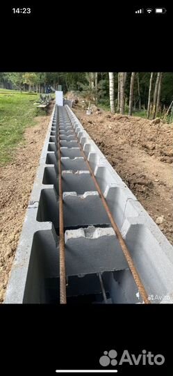 Блоки несъемной опалубки