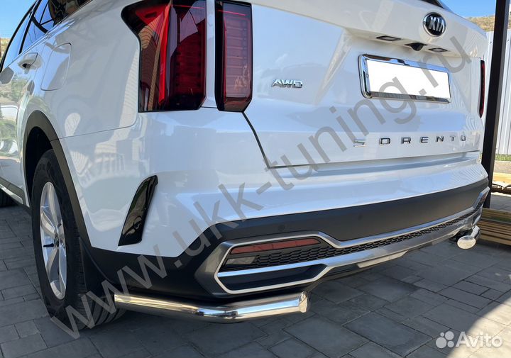KIA Sorento MQ4 2020 Защита заднего бампера углова