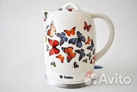 Электрический чайник delta керамика, 48958