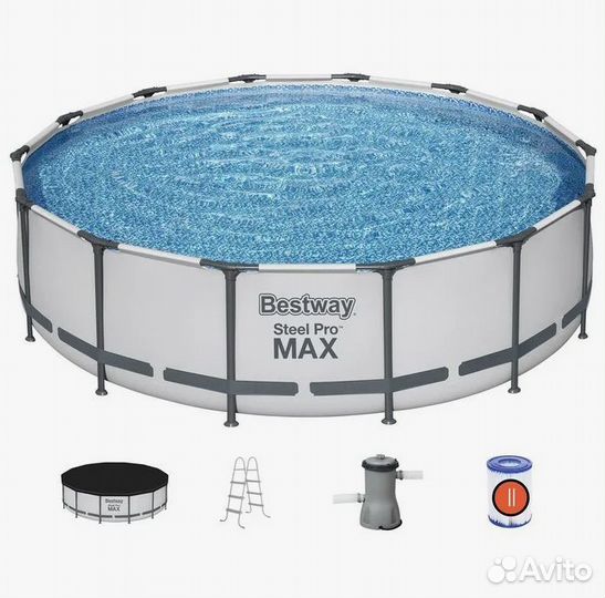 Бассейн каркасный 457х122 см Bestway