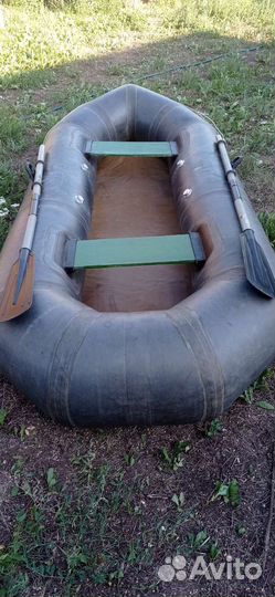 Лодка надувная резиновая двухместная