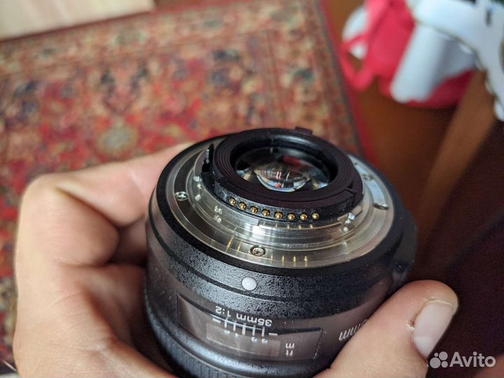 Объектив yongnuo 35mm f2.0 Nikon F байонет