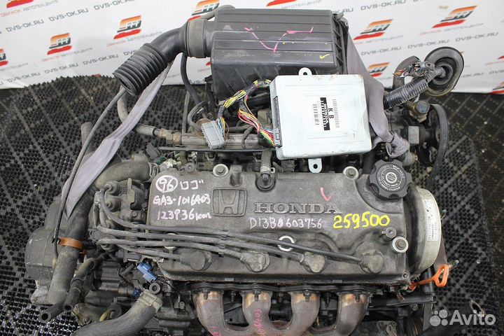 Двигатель honda D13B, 1300 куб.см Контрактная