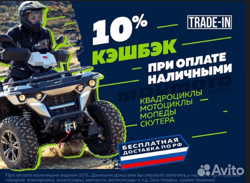 Квадроцикл irbis ATV 250 LUX (+лебедка) псм