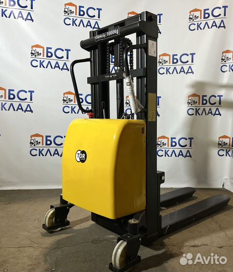 Штабелер с электроподъемом 1000 кг 2000 см