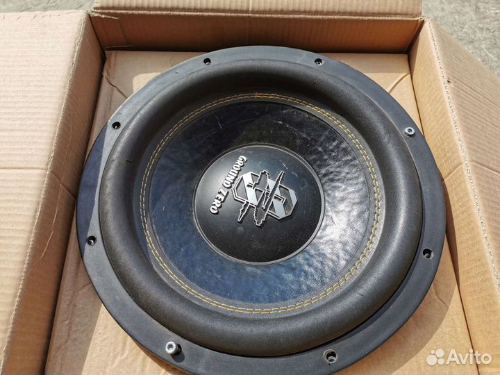 Сабвуфер Ground Zero gzrw 12D4 в коробе