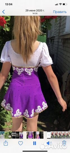 Платье для выступления на рост 134