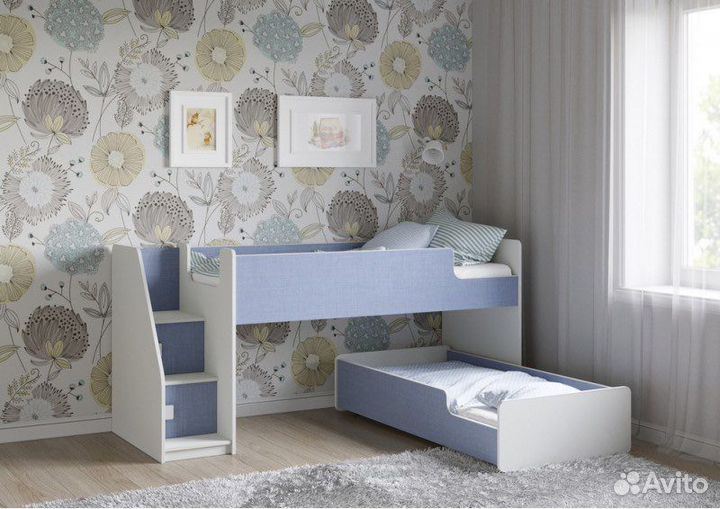 Выкатная кровать для двоих детей