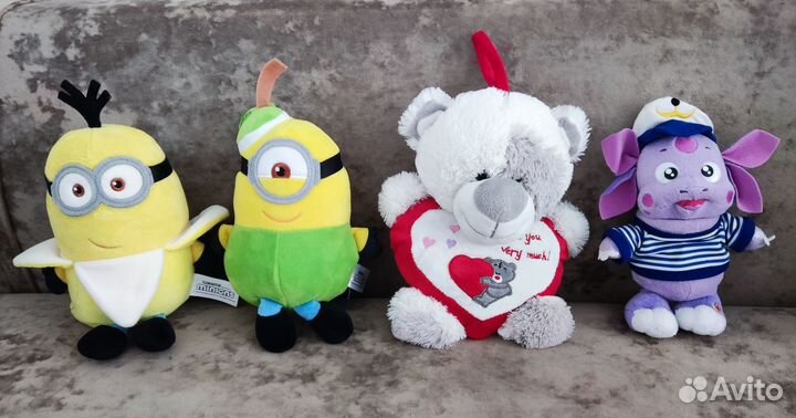 Мягкие игрушки миньон лунтик